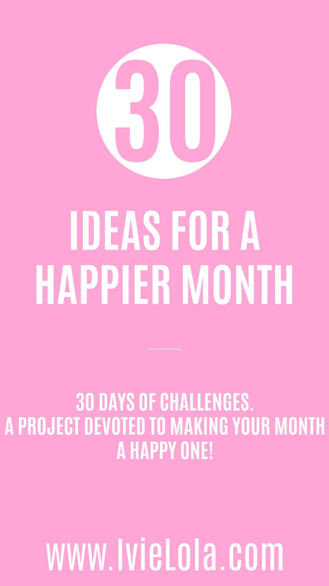30 Day Happiness Challenge